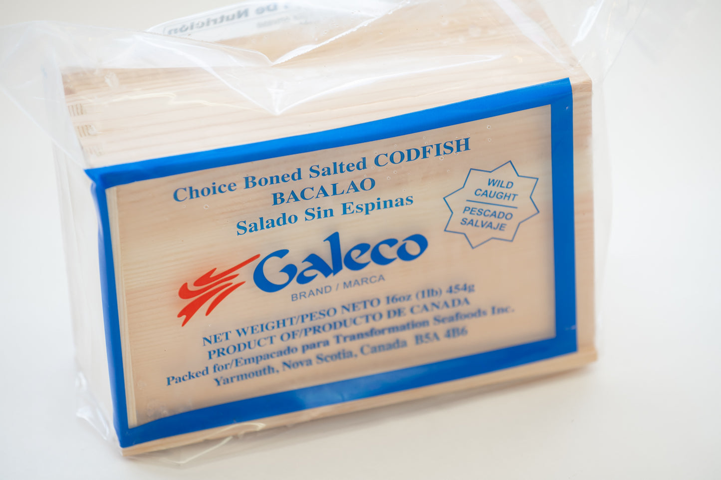 Galeco brand BACALAO (Salted Codfish)