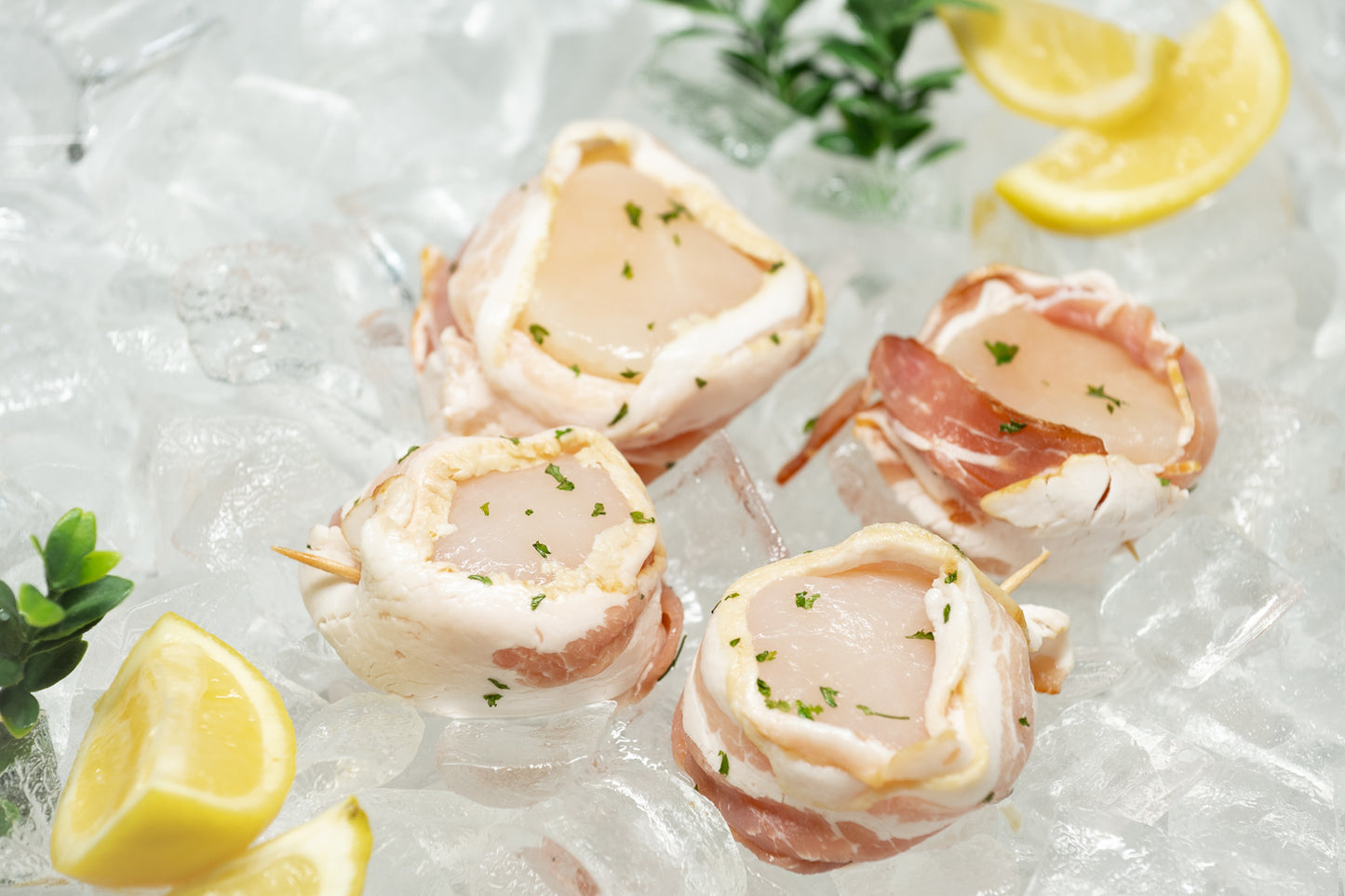 Bacon wrapped Sea Scallops (4 Pack)